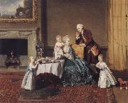 Johann Zoffany The visit in the lord Sweden oil painting artist